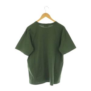 CELINE by Hedi Slimane 22SS ロゴプリント Tシャツ XS グリーン