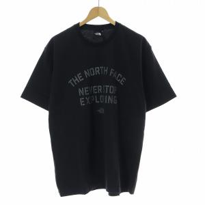 S/S Ozone Dyed Letterd Tシャツ カットソー 半袖 ロゴ L 黒 ブラック /AT