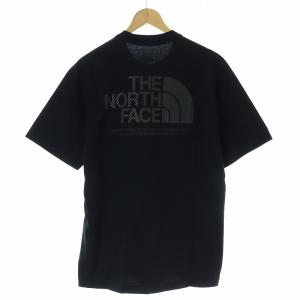 THE NORTH FACE S/S ジオ TNF ロゴ Tシャツ カットソー 半袖 M 黒 ブラック /AT OS AD