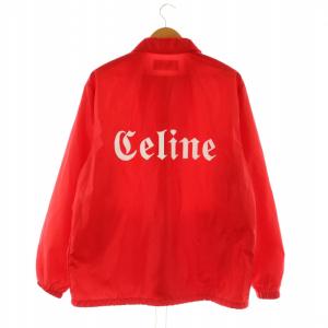 CELINE by Hedi Slimane 22SS ルーズ ナイロン コーチジャケット 46 レッド
