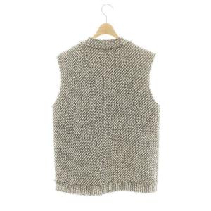 JOURNAL STANDARD relume 22AW コットンツイードベスト 前開き F 茶 黒 白