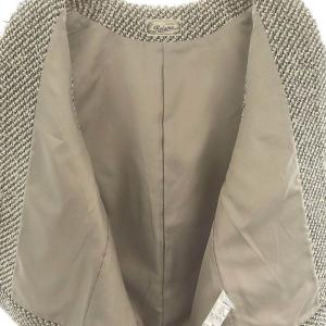 JOURNAL STANDARD relume 22AW コットンツイードベスト 前開き F 茶 黒 白