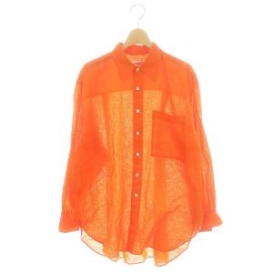 spick&span☆24SS新品コットンリネンギャザーフレンチスリーブシャツ