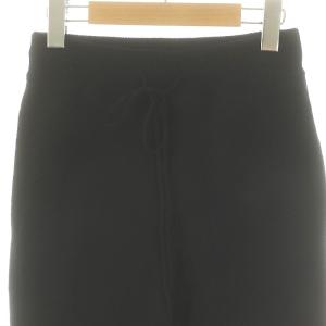 Plage 23AW FINEWOOL KNIT スラックス ニットパンツ イージー ウール 36 黒 ブラック