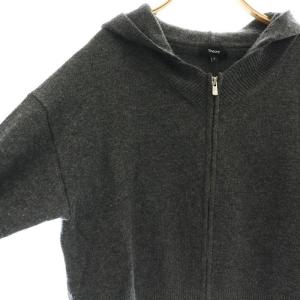 Theory 23AW SOFT WOOL CASH HOODY PO ZIP ニット セーター パーカー フーディー ウール カシミヤ混