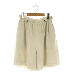 SANDWASH SILK SHORTS ショートパンツ イージー シルク 38 アイボリー /MI OS