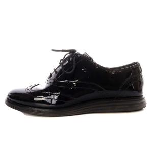 COLE HAAN オリジナルグランド オックスフォードシューズ ウィングチップ レザー パテントレザー 6.5 23.5cm