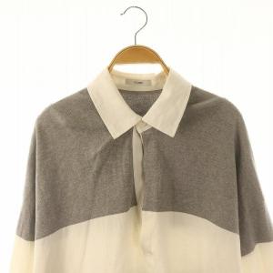 CLANE DEEP NECK WIDE RUGBY SHIRT ディープ ネック ワイド ラグビーシャツ 1 S