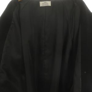JOURNAL STANDARD relume 23AW 尾州ウールショートPコート ピーコート ダブル 38 黒 ブラック