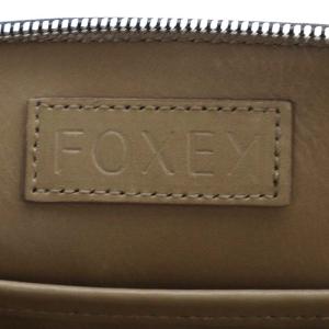 FOXEY マカロン 2way バッグ レオパード ハラコ ブラウン