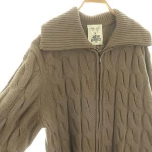 Framework ハミルトン ケーブル ZIP カーディガン ニットジャケット 長袖 モカ /ES OS