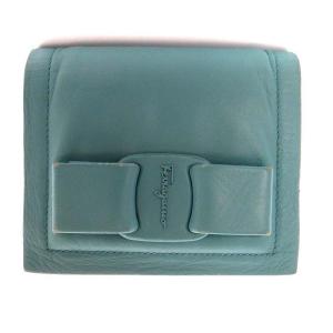 コンパクトウォレット ミニ財布 三つ折り ヴァラ リボンモチーフ