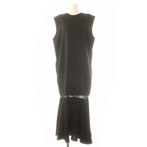 24SS 2WAY VEST KNEES LOOK DRESS ドレス ワンピース ロング ノースリーブ レース 2点セット