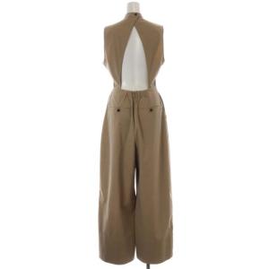 TODAYFUL 23SS Back Open Combinaison コンビネゾン オールインワン ノースリーブ 38 M ベージュ