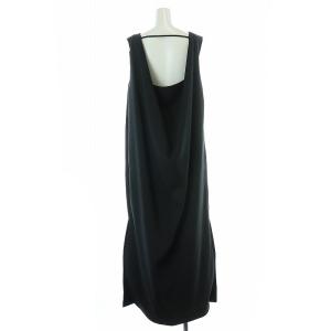 TODAYFUL 23SS Back Drape Dress ドレス ワンピース マキシ ロング ノースリーブ 38 M 紺 ネイビー