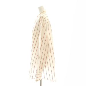 TODAYFUL 23SS Stripe Over Shirts シャツ ストライプ オーバーサイズ 長袖 赤 レッド 白 ホワイト