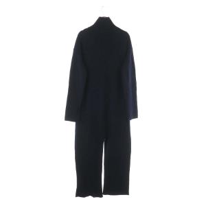 AP STUDIO アパルトモン 24SS ハーフジップニットジャンプスーツ オールインワン 長袖 ロングパンツ ウール 36