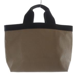 Hervé Chapelier レザートートバッグ ブラウン 704GP