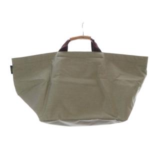 Hervé Chapelier 舟型トートバッグ大 ハンドバッグ カーキ 緑 /SR28