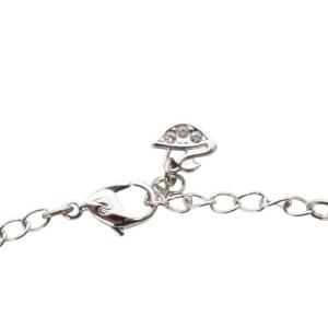 SWAROVSKI ブレスレット リボンモチーフ スワロフスキー ストーン シルバー色 /YO8