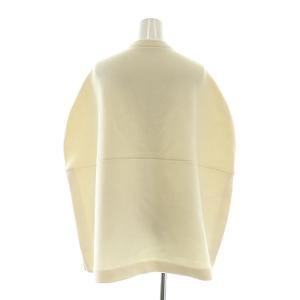 ESTNATION ニットポンチョ ジャケット ウール F オフホワイト