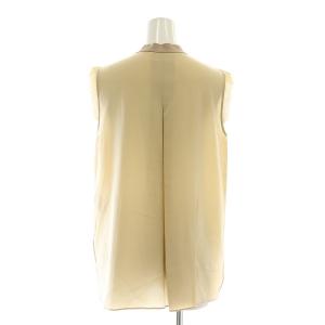 DAISY LIN ブラウス プルオーバー ノースリーブ シルク 38 ベージュ