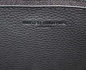 UNITED ARROWS マイクロファイバー トートバッグ ハンドバッグ 黒 ブラック