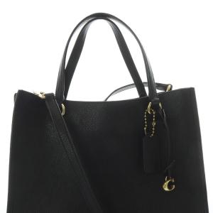 COACH タイラー キャリーオール 28 2WAYバッグ ハンドバッグ ショルダーバッグ 黒 ブラック C3460