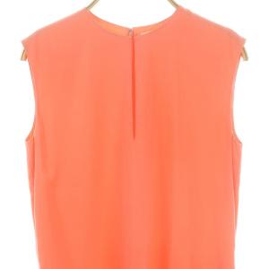 CELINE シルクノースリーブブラウス プルオーバー 34 ピンク /DF OS