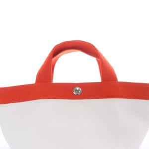 Hervé Chapelier リュクス舟型トートS ホワイト 朱印 701GP