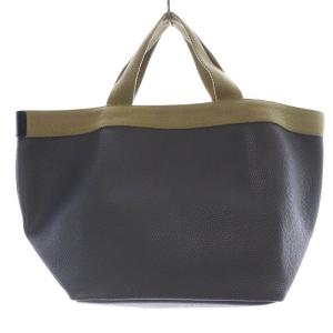 Hervé Chapelier リュクス舟型トートM バッグ イエロー 707GP