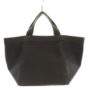 Hervé Chapelier リュクス舟型トートMバッグ カーキ 707GP