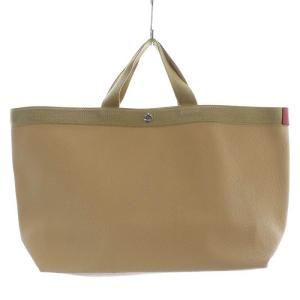 コーテッドキャンバス スクエアトートA4サイズ べージュ 705GP