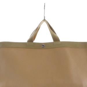 Hervé Chapelier コーテッドキャンバス スクエアトートA4サイズ べージュ 705GP