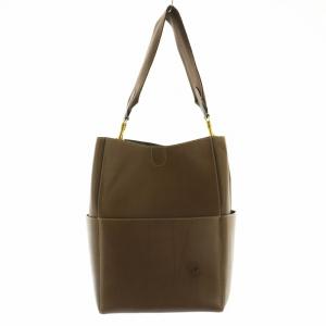 CELINE サングル ミディアム バッグ ワンショルダー ブラウン