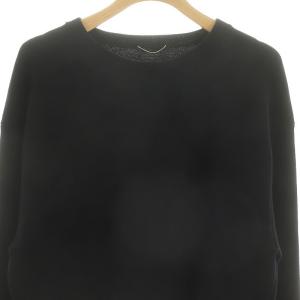 L'Appartement 24AW SHORT CREW NECK KNIT ニット セーター 長袖 黒 ブラック