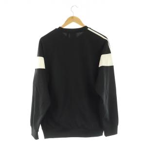 adidas Originals アディカラークラシックス カットライン クルーネックスウェット 長袖 ジャージ プルオーバー L 黒 ブラック HN6117