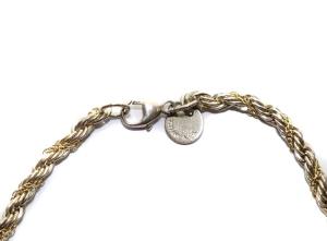 TIFFANY&Co. ブレスレット ツイスト コンビ チェーン K18 925SV