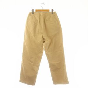 Spick&Span 24SS Higuchi×S 樋口かほり チノワイドパンツ ボトムス ジップフライ コットン 38 M ベージュ