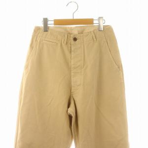 Spick&Span 24SS Higuchi×S 樋口かほり チノワイドパンツ ボトムス ジップフライ コットン 38 M ベージュ