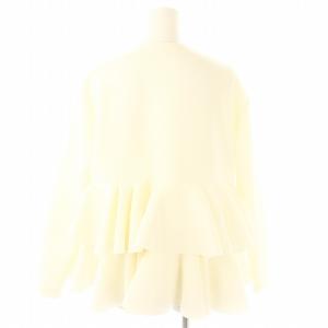 TSURU by Mariko Oikawa Esmeralda ジャケット ノーカラー 白 ホワイト /HK OS
