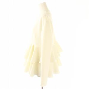 TSURU by Mariko Oikawa Esmeralda ジャケット ノーカラー 白 ホワイト /HK OS