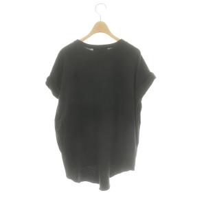 AMERICANA ×アパルトモン LAppartement 24SS T-SHIRT Tシャツ カットソー 半袖 ロールアップ ロゴ ラウンドヘム