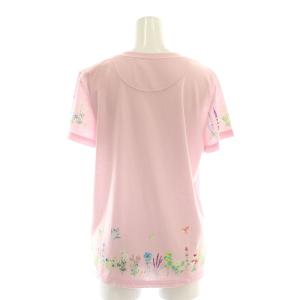 franche lippée タグ付き ガーデニングT 半袖Tシャツ カットソー フラワー 花柄パネルプリント M ピンク 4180469