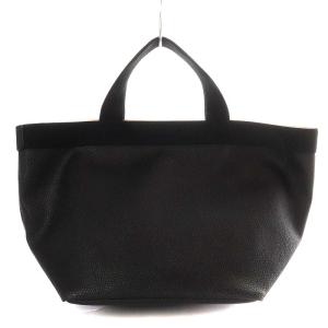 Hervé Chapelier 707GP リュクス舟型トートM バッグ ノワール×ノワール