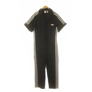 × フィオルッチ FIORUCCI ジャンプスーツ オールインワン 半袖 ロングパンツ ジップアップ S