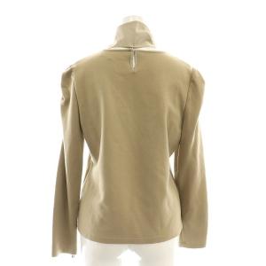 M'S GRACY 23年製 スカーフ付き カットソー 長袖 40 茶 ブラウン