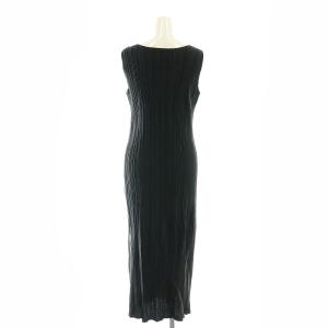 PLEATS PLEASE ISSEY MIYAKE ノースリーブワンピース プリーツ 4 ブラック