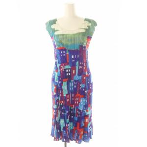 イッセイミヤケ COLORFUL HOUSE TOP ワンピース
