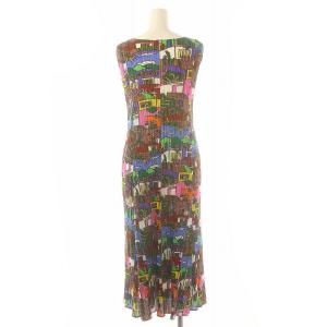 PLEATS PLEASE ISSEY MIYAKE イッセイミヤケ 11AW LUZ Y COLOR ルイス・バラガン メキシコ 街並み ワンピース
